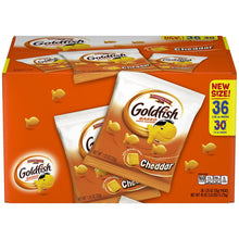Load image into Gallery viewer, Goldfish Snack Crackers Cheddar 1.25oz/35g
